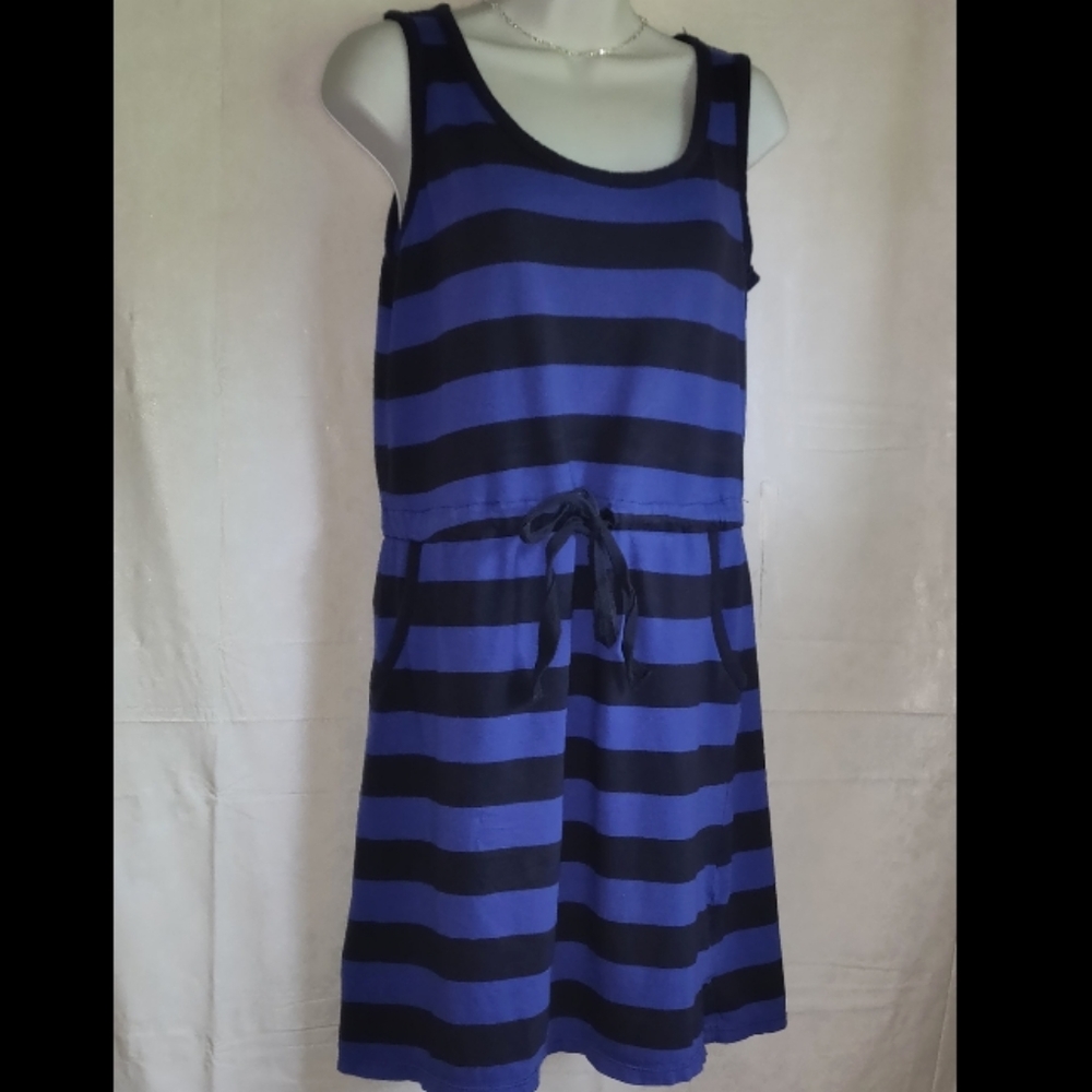 🗺️ MERONA Rugby Drawstring Summer Casual Dress